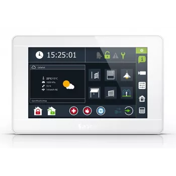 SATEL KEYPAD INT-TSI-W graafiline 7-tolline (valge)