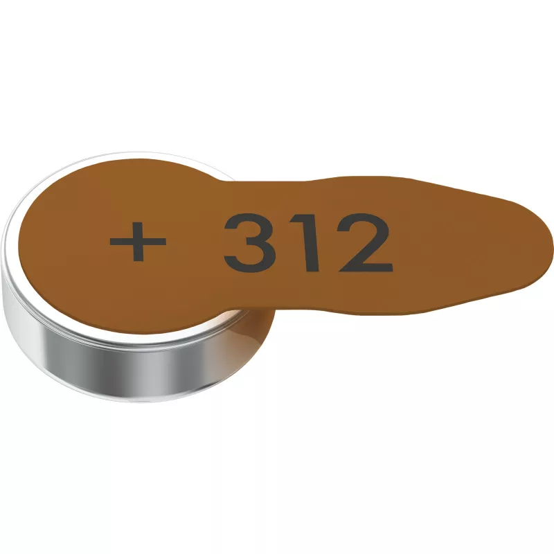 Ühekordne patarei Varta 312 PR41 tsink-õhk 3,45mm 7,8mm 0,5g