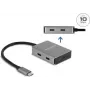 USB USB-C Hub DeLOCK 64249 10000 Mbit/s Must Hall