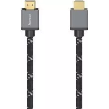 Hama 00205239 HDMI-kaabel 2 m HDMI Type A (Standard) Must, Hall