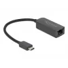 Adapter USB USB-C isane 2,5 Gigabit LAN kompaktne DeLOCK 66645