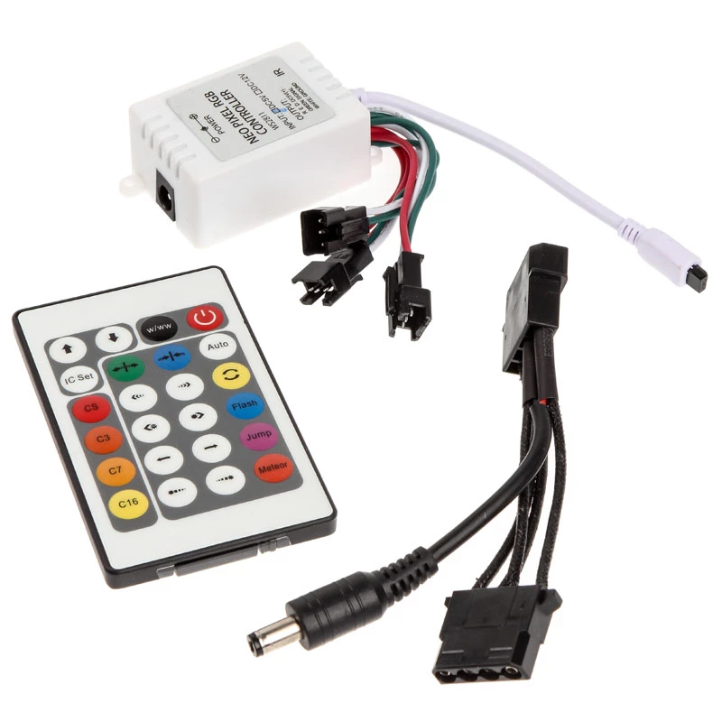 LED-ribakomplekt Lamptron FlexLight Multi — programmeeritavad RGB LED-ribad infrapunapuldiga