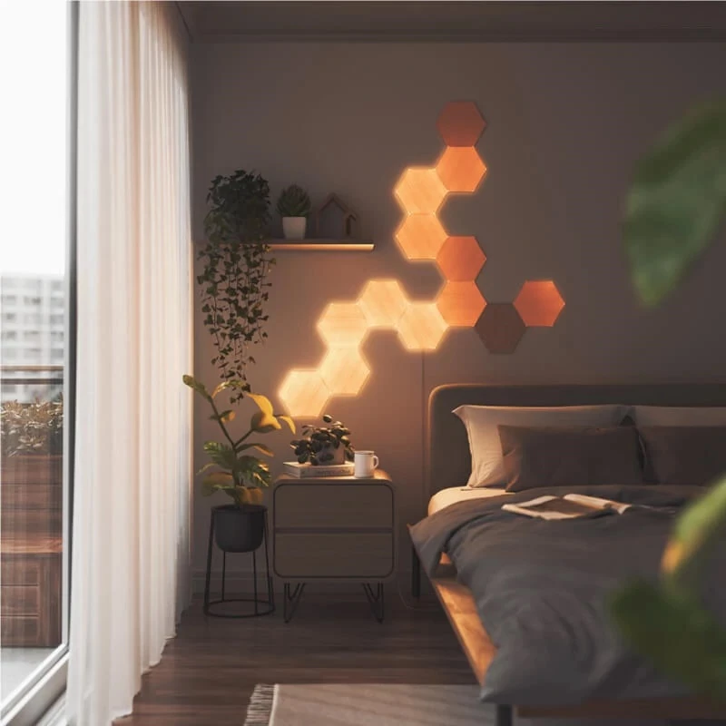Mood Lighting Nanoleaf Elements puiduefektiga kuusnurkne laienduspakett 3 tk