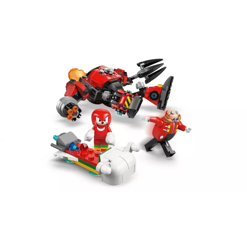 LEGO ehituskomplekt Sonic the Hedgehog 77005 Knuckles vs Dr Eggman Egg Crusher Mech, 350 tk, vanusele 8+