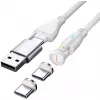 USB-kaabel 4smarts 541236 USB 2.0 1,8 m USB C Valge