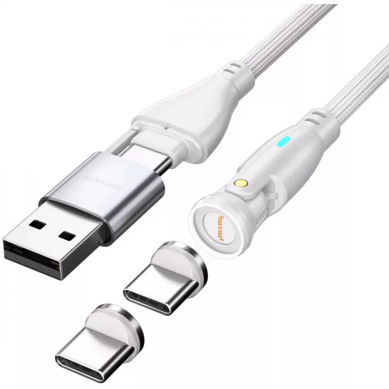 USB-kaabel 4smarts 541236 USB 2.0 1,8 m USB C Valge