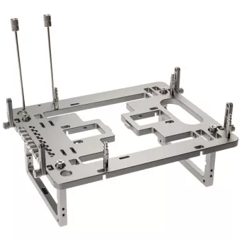 Streacom benchtable BC1 Mini V2 titan — kompaktne töölaud ATX-ühilduvusega