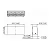 Metz Connect - patch-paneeli korpus - pinnapaigaldatav - puhasvalge, RAL 9010 - 24 porti (130861-2402-E)