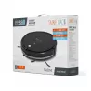 Robottolmuimeja TEESA Smart VAC 2 — ümmargune, must, 1000 Pa imemisvõimsus, 9,6 V / 2000 mAh liitiumaku, 0,2 L tolmumahuti, Wi‑Fi, automaatne tagasipöördumine