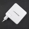 Qoltec GaN laadija FAST 108W | 5-20V | 3-4.7A | USB C | Valge