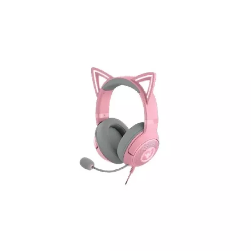 Juhtmega kõrvaklapid Razer RZ04-04730200-R3M1 — ümberkõrvaklapid, 1,3 m kaabel, 353 g, roosa
