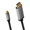 LogiLink CUA0101 USB 3.2 Gen1 USB-C HDMI-A kaabel 1,8 m must hall