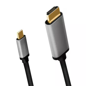 LogiLink CUA0101 USB 3.2 Gen1 USB-C HDMI-A kaabel 1,8 m must hall