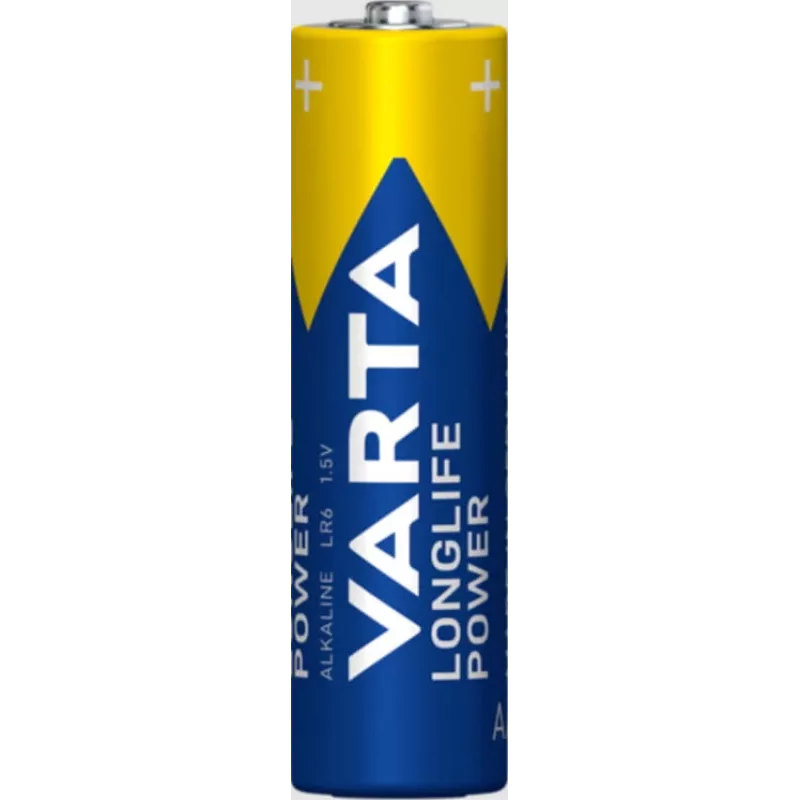 Alkaline AA patarei Varta LONGLIFE Power High Energy — 12 tk