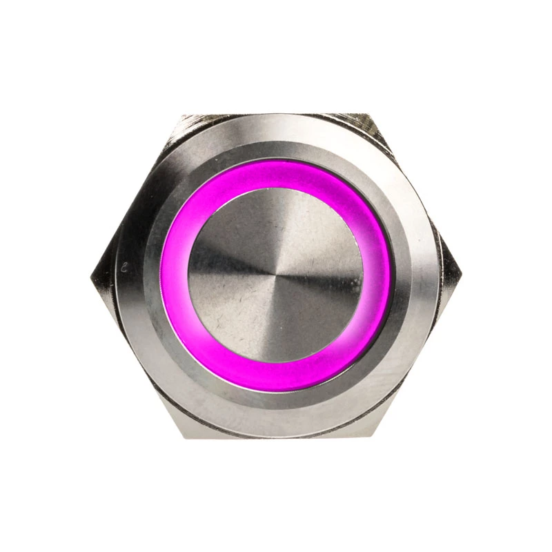 Vandaalikindel surunupplüliti DimasTech PD197 25mm Silverline rõngaga