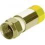 Koaksiaalpistik F-tüüpi Megasat 1200377 Messing 7,3 mm