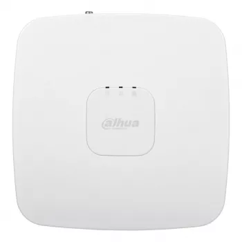 Võrgusalvesti DAHUA NVR2108-I2 — 8-kanaliline NVR, 4096×2400 max, SATA III kuni 10 TB, 1U valge