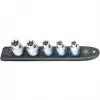 Socket set Hazet 900E-SR/5 — 1/2 inch drive TORX E12–E20 short sockets