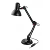 Laualamp ESPERANZA AVIOR E27 12W LED, must, reguleeritava kõrgusega, painduv vars, E27 pesa