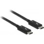 USB-kaabel DeLOCK 84846 USB 3.2 Gen 2 1,5 m USB C Must