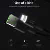 Lightning to USB-A kaabel roheline Cell KABGC12, 2 m, Lightning – USB A, Must