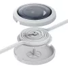 Kiirlaadimiskaabel 3in1 Baseus Free2Draw USB-C – USB-C/Lightning/Micro 100W, 1,1 m (valge)