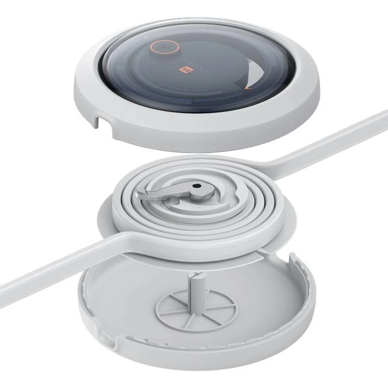 Kiirlaadimiskaabel 3in1 Baseus Free2Draw USB-C – USB-C/Lightning/Micro 100W, 1,1 m (valge)