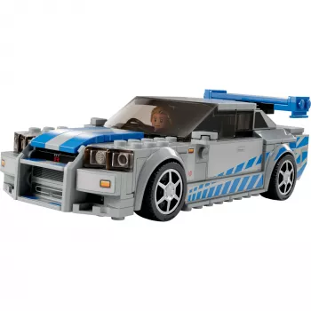 LEGO 76917 Speed Champions 2 Fast 2 Furious Nissan Skyline GT-R (R34) mänguauto