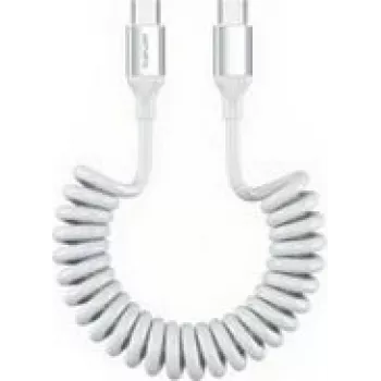 4smarts USB-C spiraalkaabel 100W valge (4S541600)