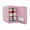 Minikülmik LED-meigipeegliga Elle ESDAFX04PUEU 4 L, lilla