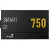 Toiteplokk AEROCOOL Smart G1 750W, 80 PLUS Gold, ATX 3.1, PCIe 5.1, must