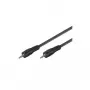 Wentronic Goobay 3,5 mm pesaühenduskaabel HQ, must, 1,5 m - jack 3,5 mm pistik (3-kontaktiline, stereo) > jack 3,5 mm pistik (3-kontaktiline, stereo) (51658)