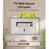 Fikseeritud teleri seinakinnitus WENTRONIC Goobay Ultraslim 70822 XL Must lameekraanidele