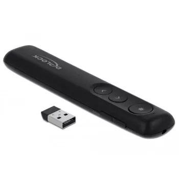 Laseresitlusseade DeLOCK USB 64092 Must