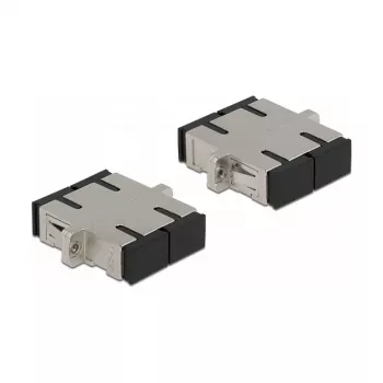 Optilise kiu adapter SC Duplex emane - SC Duplex emane, ühemoodiline, metallist, DeLOCK 86873