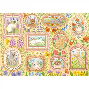 Pusle schmidt spiele Noble Cats in Blossom, 1000 tükki, mudel 59792