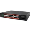 Võrgukommutaator QOLTEC Gigabit Ethernet PoE 24xRJ45 2xSFP
