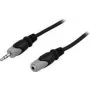 Audio kaabel Deltaco MM-164 15m 3,5 mm must hall
