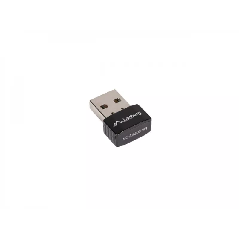 Lanberg USB-adapter traadita võrgukaart, NC-AX300-WI AX300