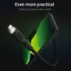 Lightning to USB-A kaabel roheline Cell KABGC12, 2 m, Lightning – USB A, Must
