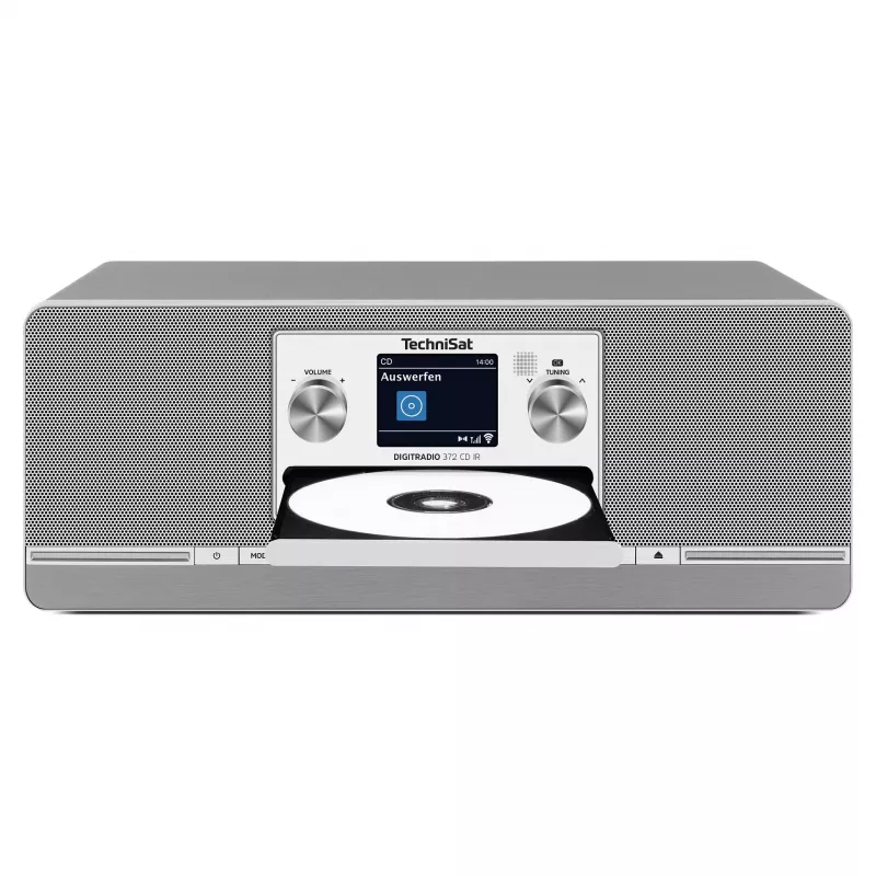 TechniSat DIGITRADIO 372 CD IR Internet Analoog & digitaalne Antratsiit, Hõbedane