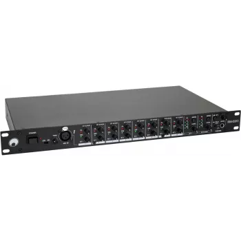 DJ/PA-mikser Omnitronic EM-280 — 8-kanaliline mikser USB-sisendiga ja põhijuhtimistega
