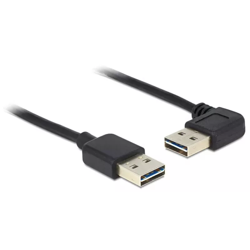 USB-kaabel DeLOCK 5m USB 2.0 A-pistik/isane 90°