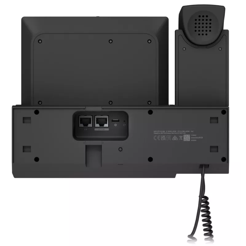 IP-telefon UBIQUITI G3 Touch Wall — 7-tolline 1280×800 ekraan, 32 GB salvestusruum, 5 MP kaamera, Gigabit Ethernet, Wi‑Fi (802.11a/b/g/n/ac), must