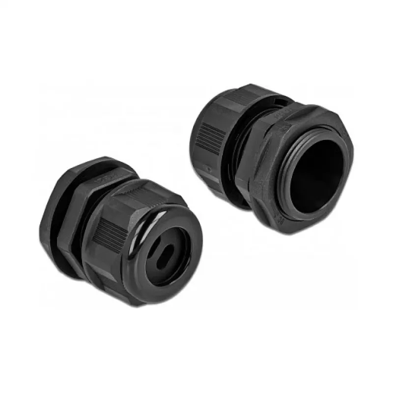 Kaablitihend DeLOCK 60391 Must Plastik 2 tk