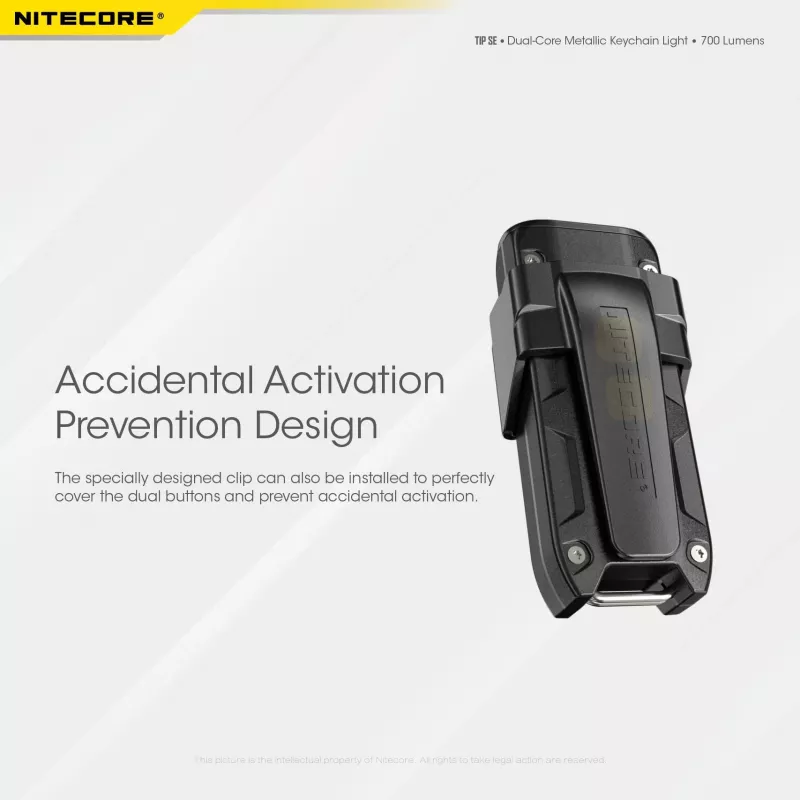 Nitecore TIP SE Must käsilamp LED