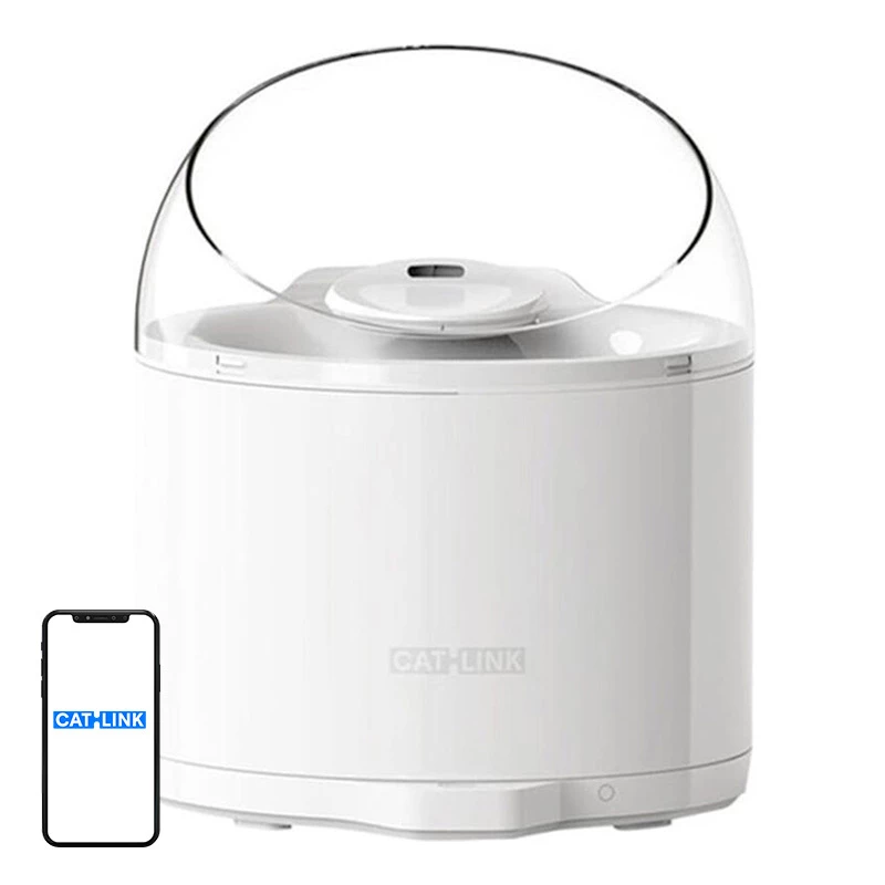 Automaatne lemmikloomade jootur Catlink PURE 2 — 2,6 L ABS valge, vahelduvvoolutoitel, universaalne kassidele ja koertele