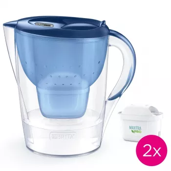 Veefiltrikann BRITA Marella XL kahe sinise MAXTRA PRO vahetuskassetiga