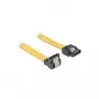 SATA-kaabel DeLOCK 82490 0,7 m kollane