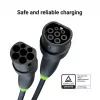 Laadimiskaabel roheline Cell EVKABGC03 — Type 2, 5 m, 11 kW, elektrisõidukitele